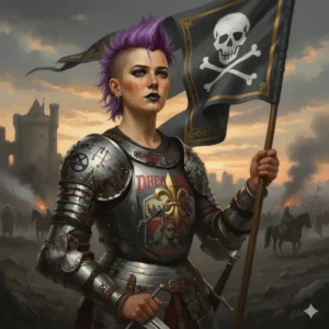 Jeanne d'Arc Punk - IA