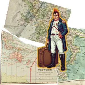 Napoleon Carte Des Deplacements De Lempereur Punk