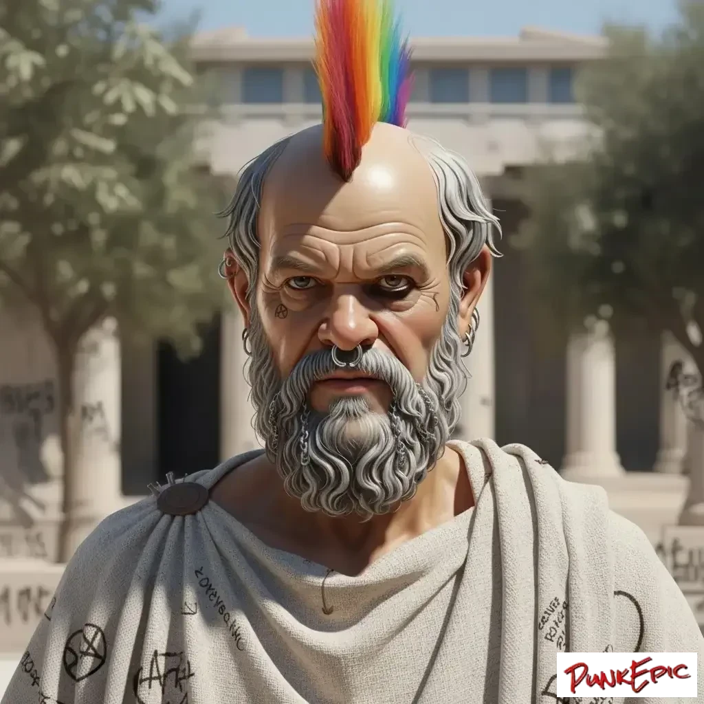 Socrate punk : le rebelle du savoir