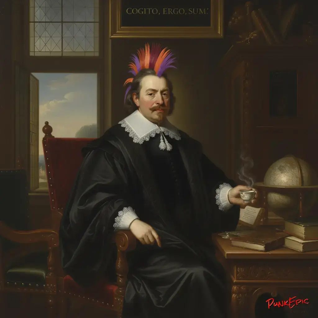 René Descartes Punk - IA